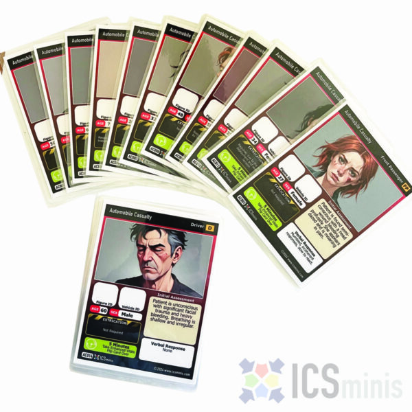 S0007- Automobile Casualty Card Set 1 (32 cards)