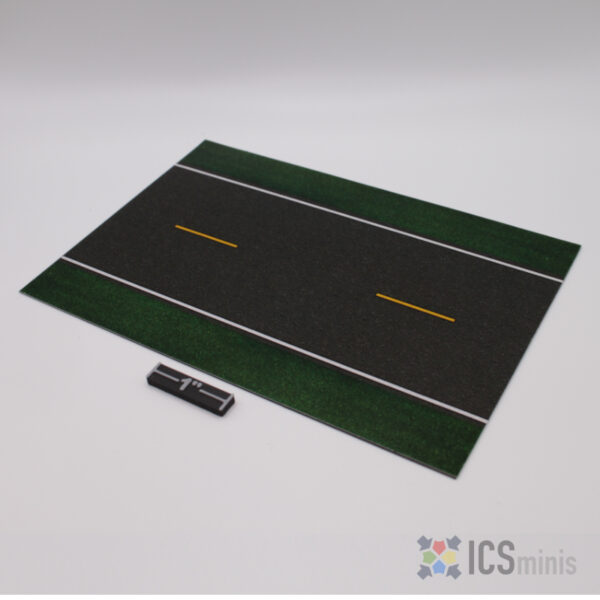 ICS00074 - Highway - Grass Shoulder- Two Way Passing - Straight