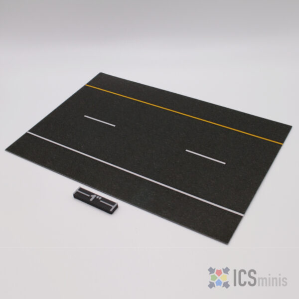 ICS00077 - Divided Highway- Straight (4" x 6" Magnet)
