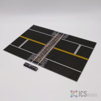 ICS00087 -Highway - Paved Shoulder - Rail Crossing (4" x 6" Magnet)