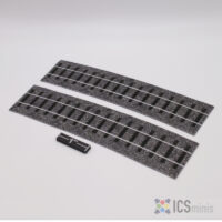 ICS00090 - Train Track Curved x2