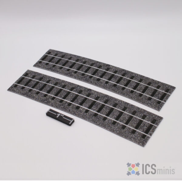 ICS00090 - Train Track Curved x2