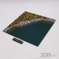 ICS00105 - Lake, Corner (4” x 4” Magnet)