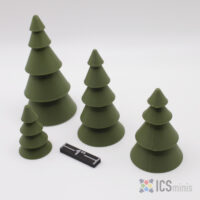 ICS00135 - Tree Tops, Coniferous (Set of 4)