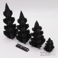 ICS00136 - Tree Tops, Coniferous Burnt (Set of 4)