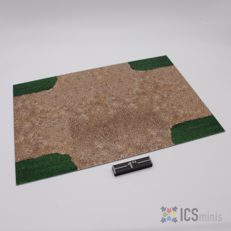 ICS00154 Gravel Road Segment Intersection – 4” x 6” Magnetic Model