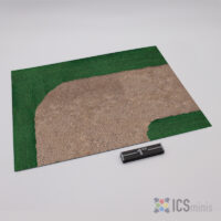 ICS00155 Gravel Road Segment right curve – 4” x 6” Magnetic Model