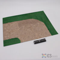 ICS00156 Gravel Road Segment left curve – 4” x 6” Magnetic Model